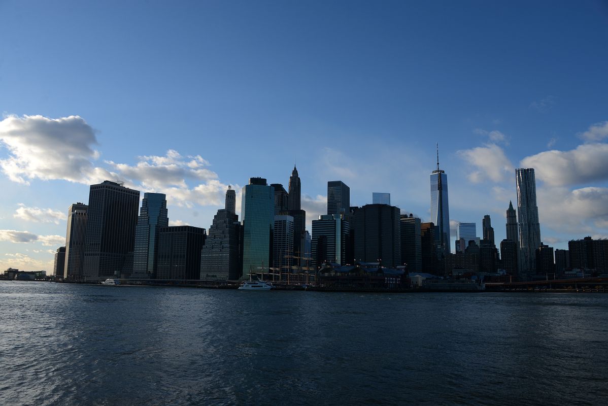 35 New York Financial District Skyline Before Sunset From Brooklyn Heights